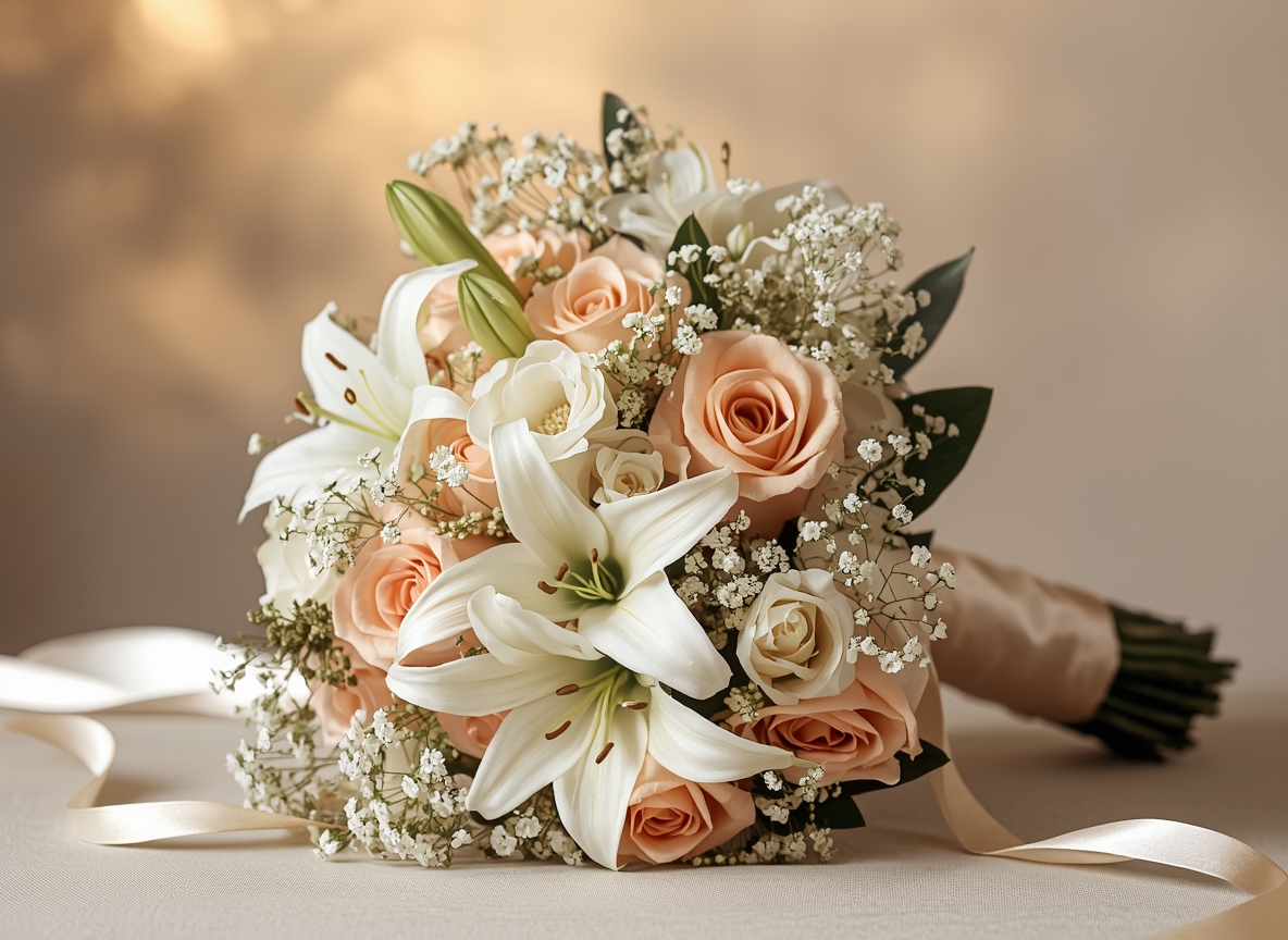 Elegantes Hochzeitsbouquet
