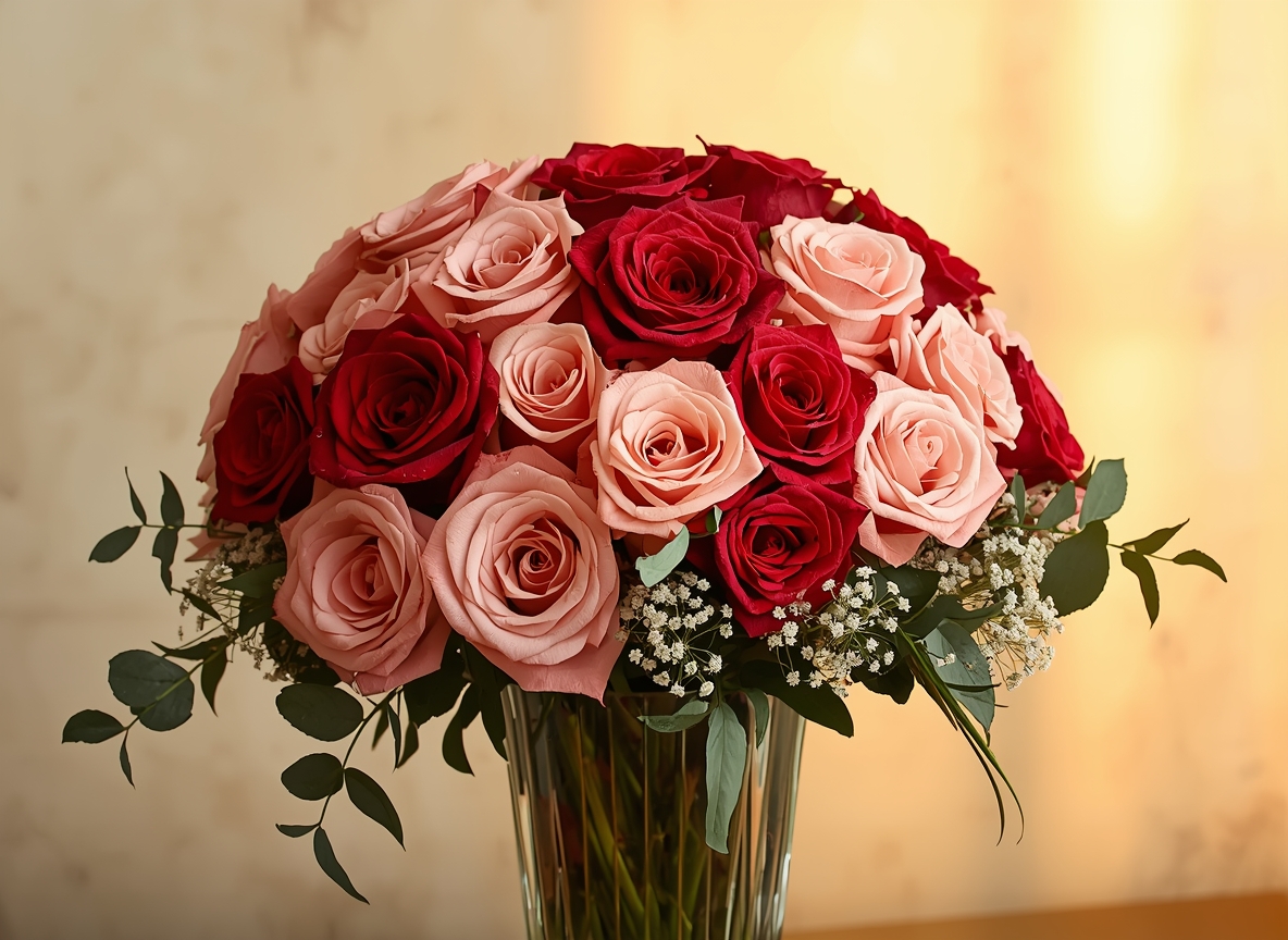 Luxus Rosenarrangement